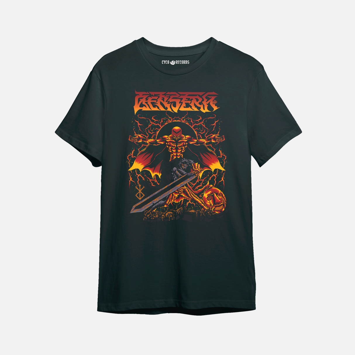 Berserk - Guts Armadura Y Femto Naranjo - Polera