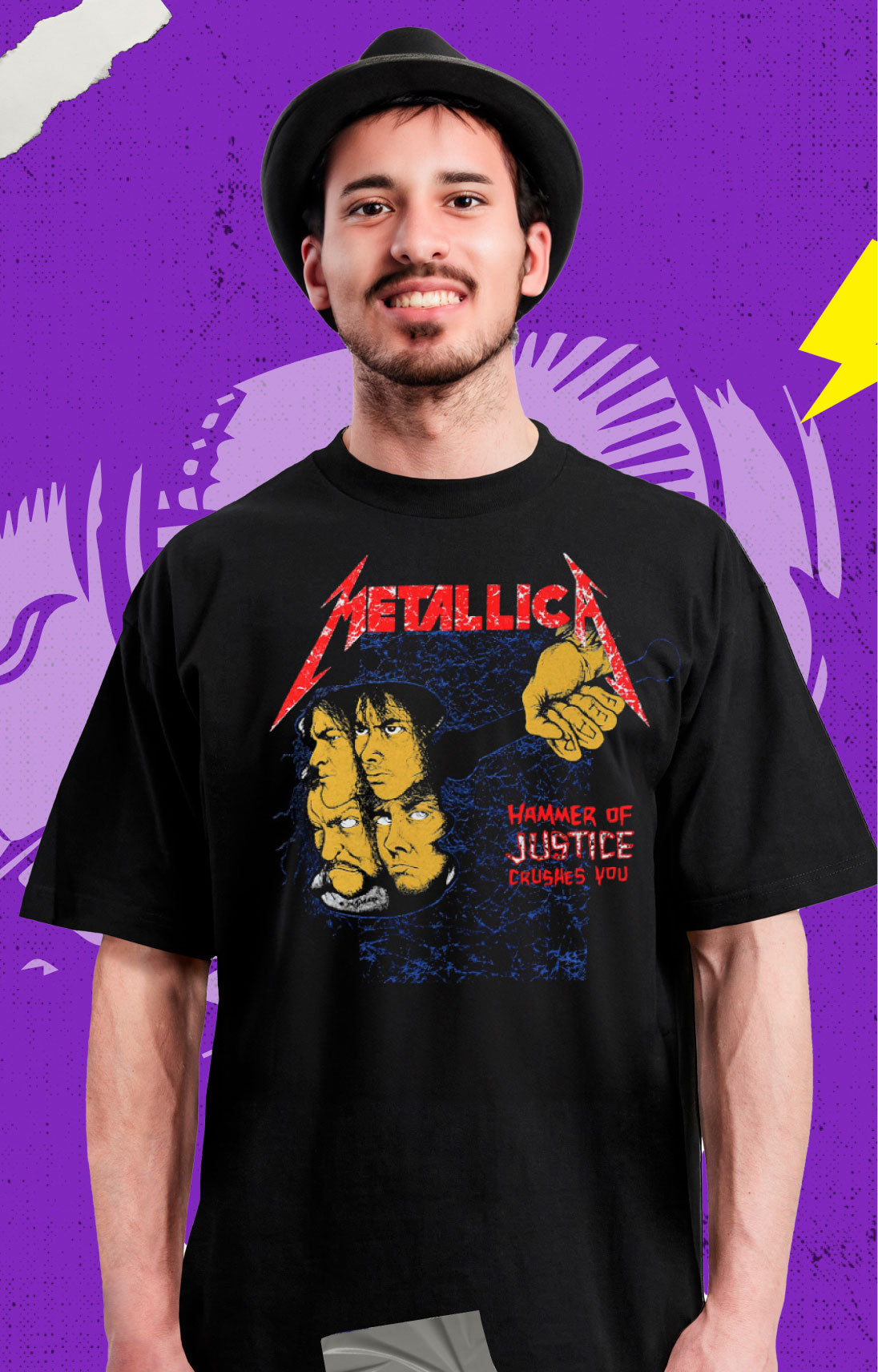 Metallica - Hammer Of Justice - Polera