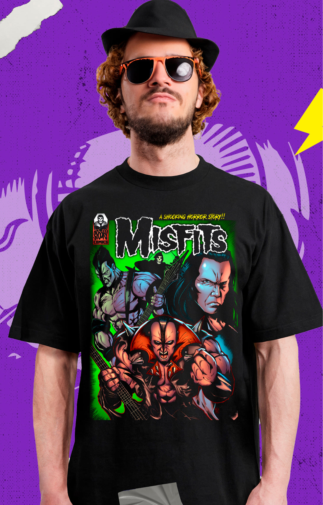 Misfits Promo - Hardcore Punk - Polera