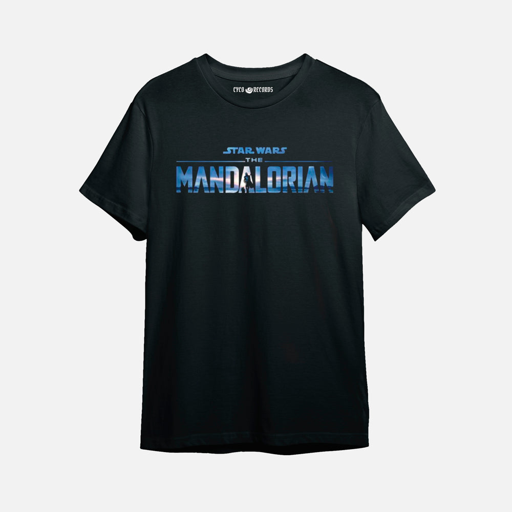 Mandalorian - Logo Negra Star Wars - Polera