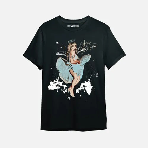 Sabrina Carpenter - Angel - Polera Negra