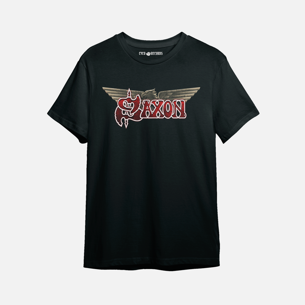 Saxon - Logo - Polera