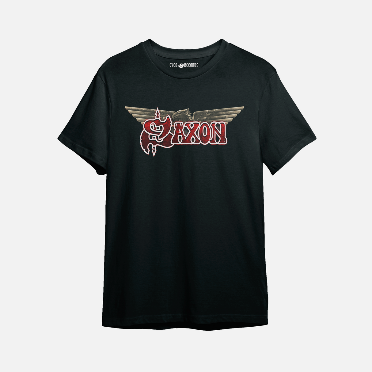 Saxon - Logo - Polera