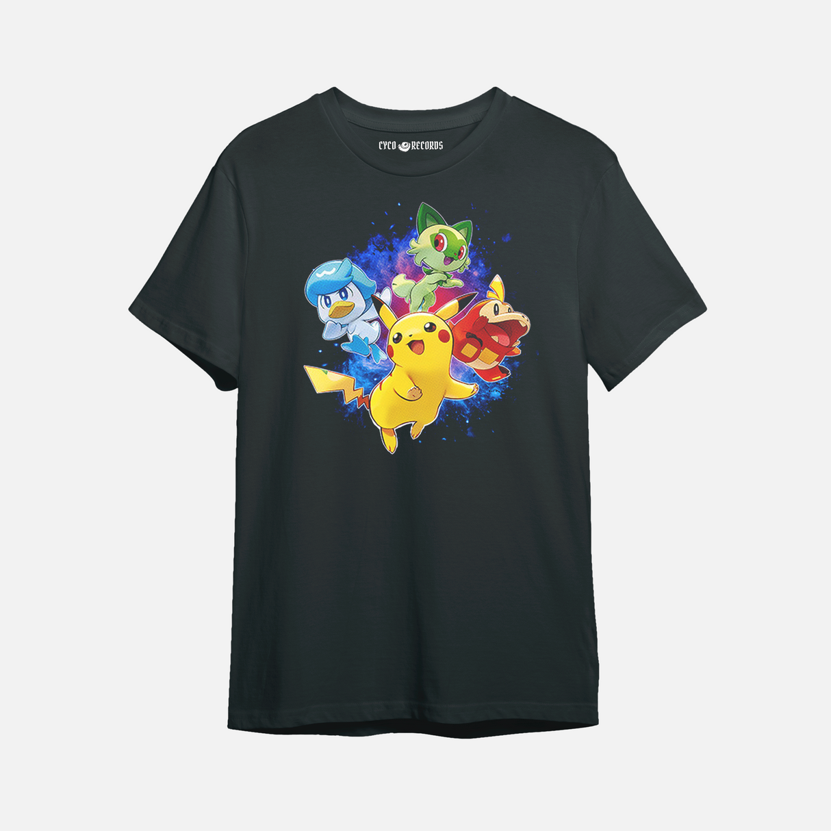 Pokemon - Pikachu Iniciales Scarlet Violet - Polera