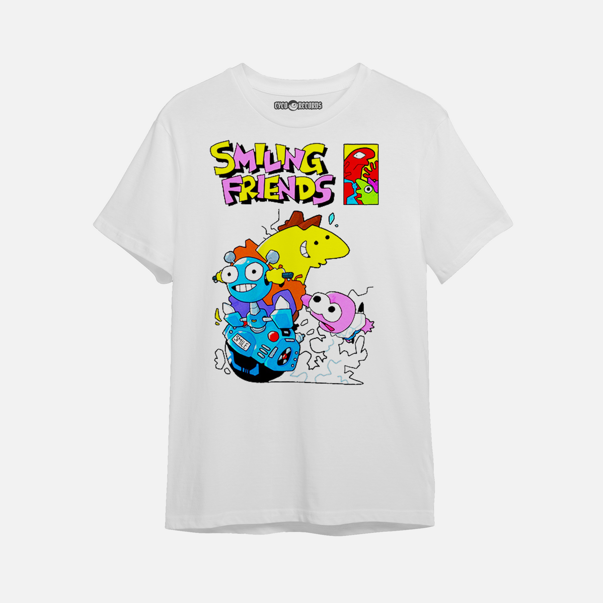 Smiling Friends - Robot Bike - Polera