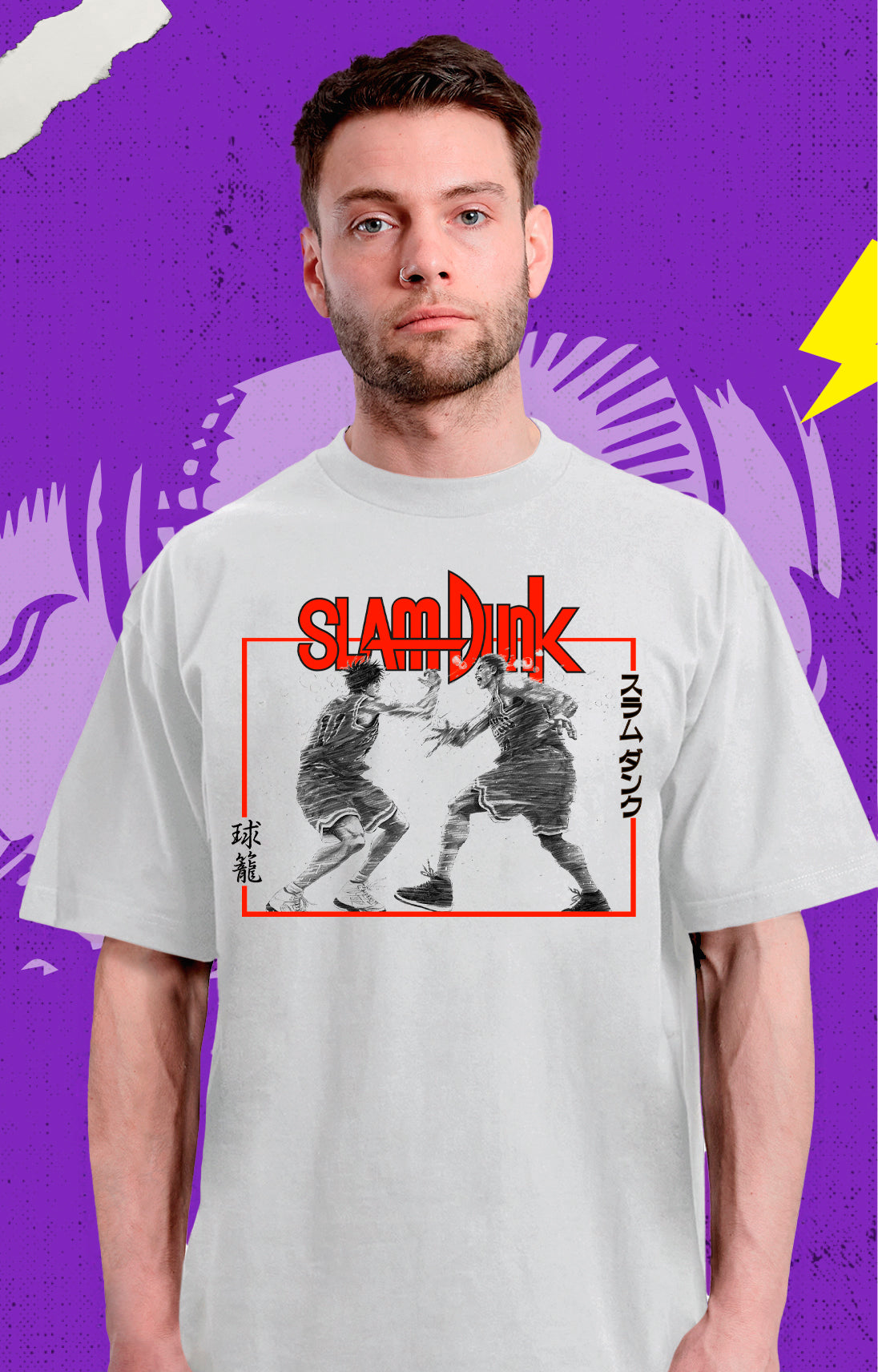 Slam Dunk - Rukawa Vs Hanamichi - Polera