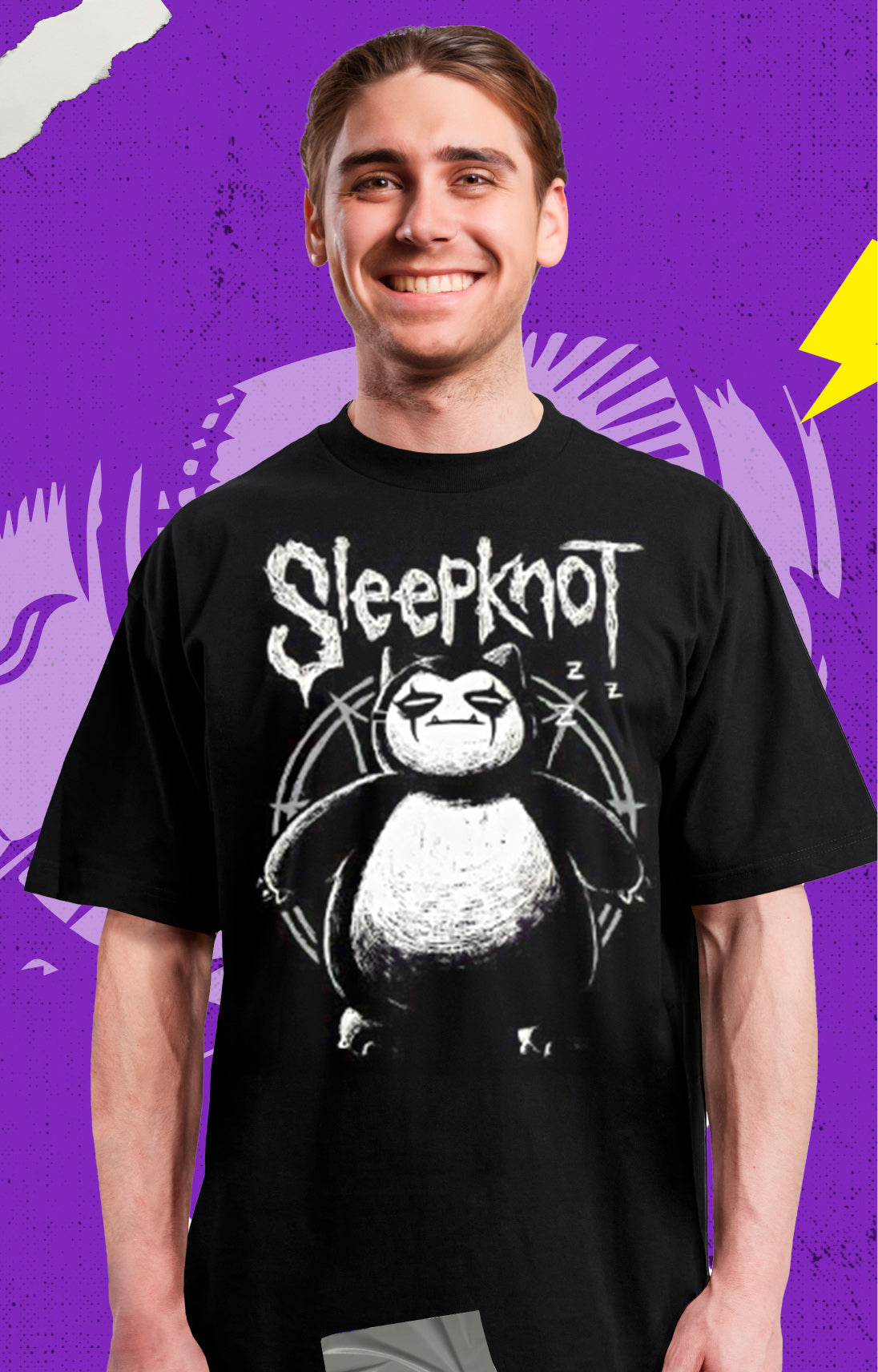 Pokemon - Snorlax Slipknot - Polera
