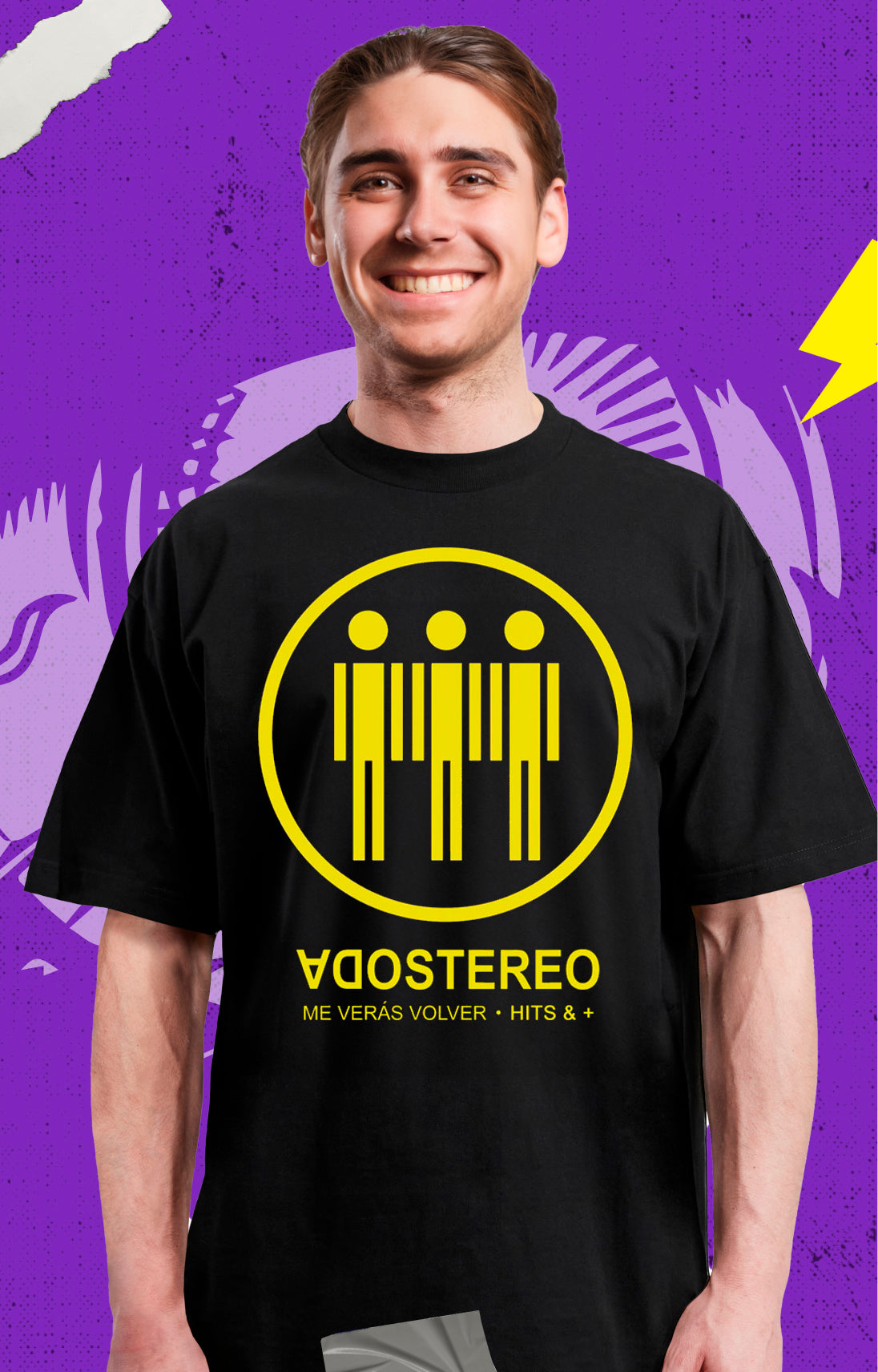 Soda Stereo - Me Verás Volver Logo - Polera