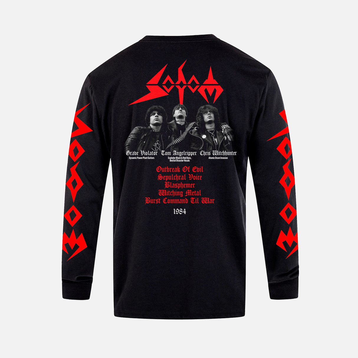 sodom - in the Sign of Evil - Polera Manga Larga
