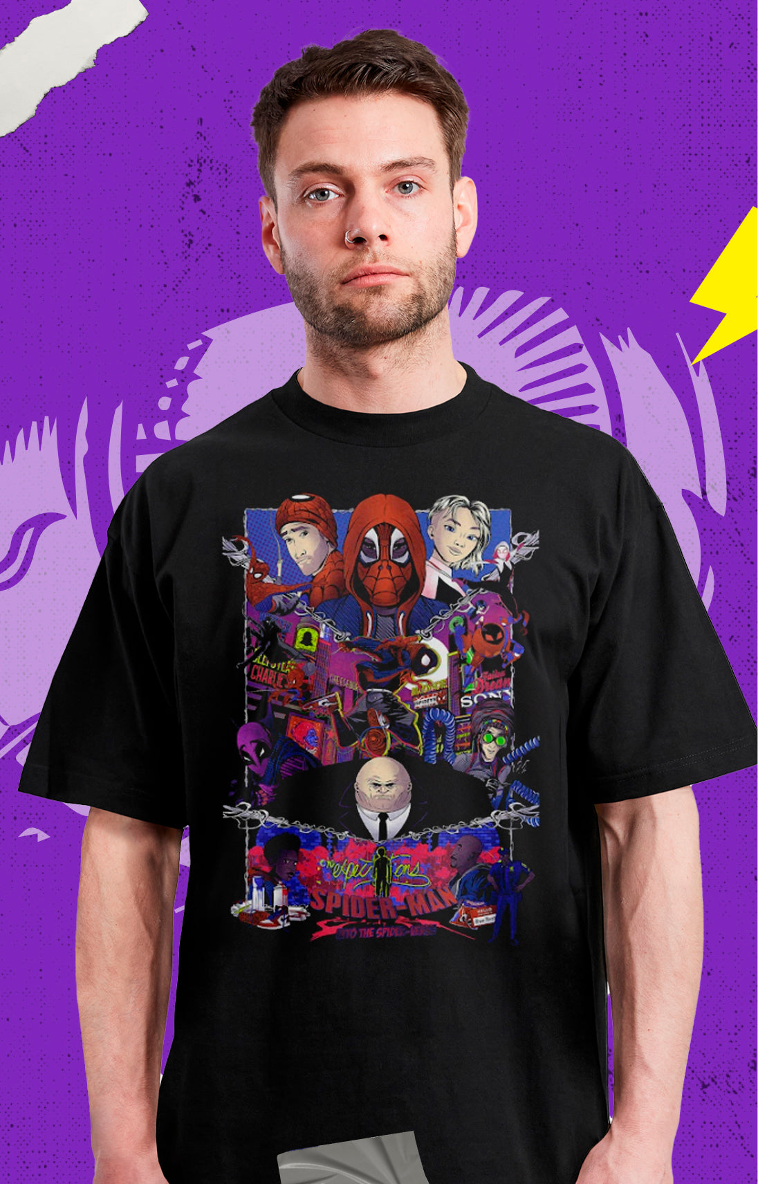 Spiderman - Spiderverse Poster - Polera