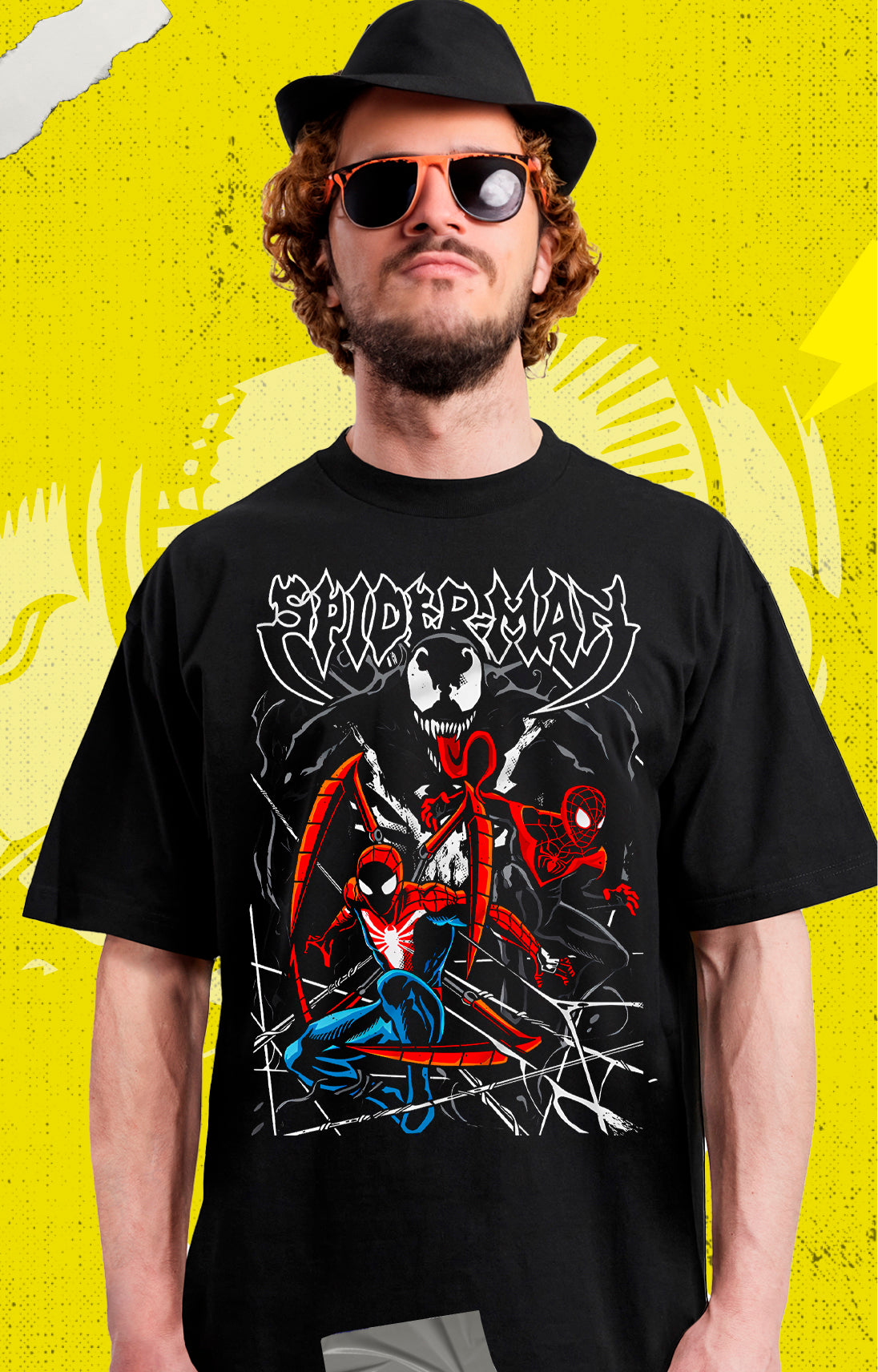 Spiderman - Metal - Polera