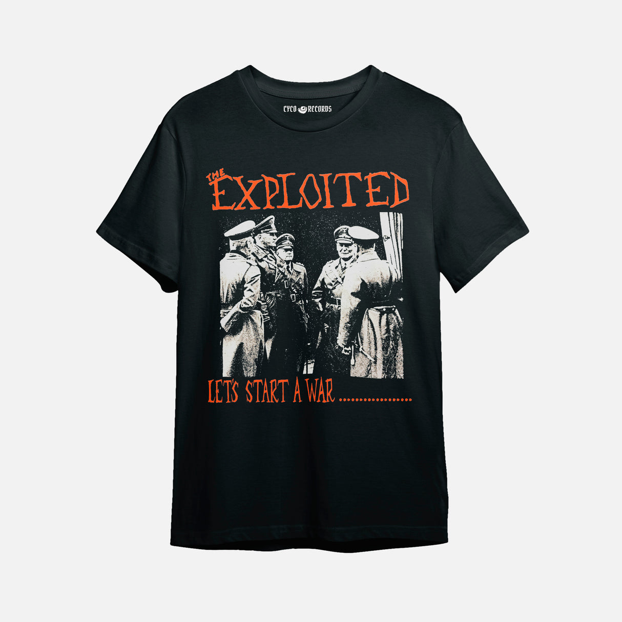 The Exploited - Lets Start A War Controversial - Polera