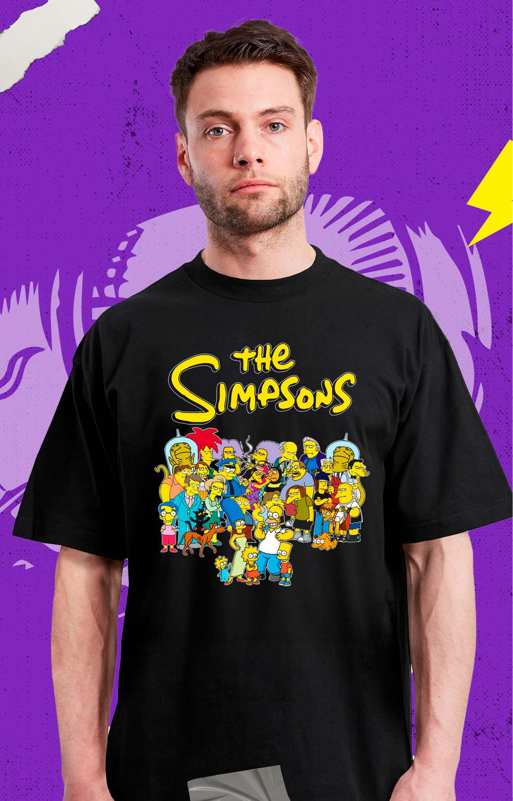 The Simpsons - Springfield Negra - Polera
