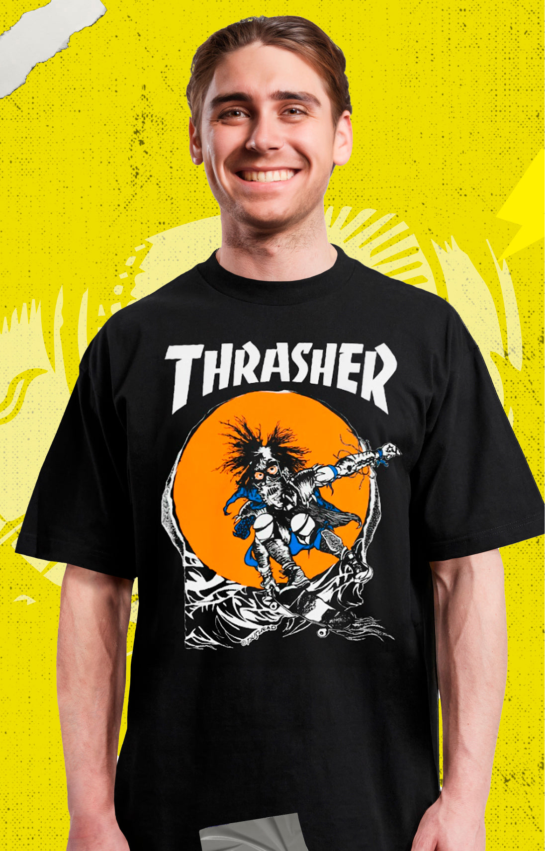 Thrasher - Skate Pushead - Polera