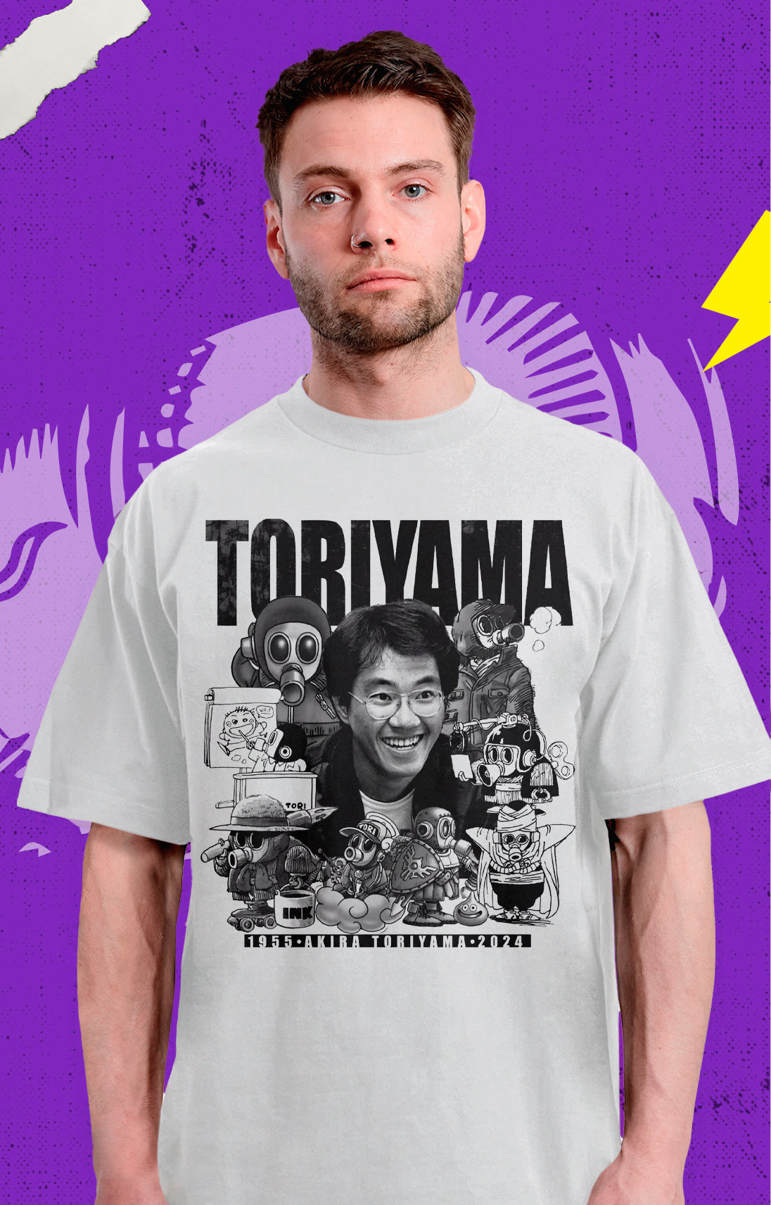Akira Toriyama - Collage Mangaka - Polera