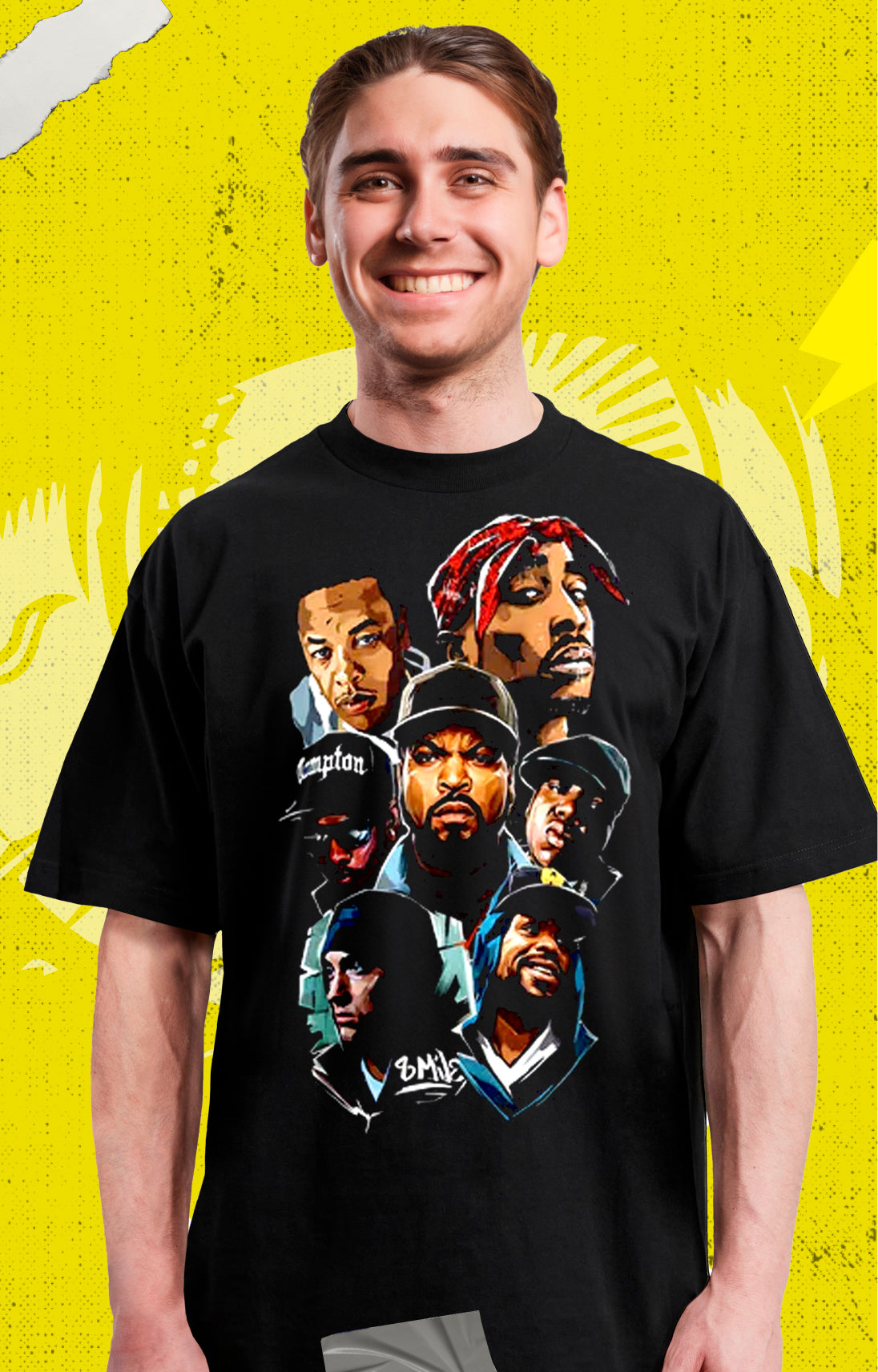 Tupac - Dr Dre Eminem - Polera