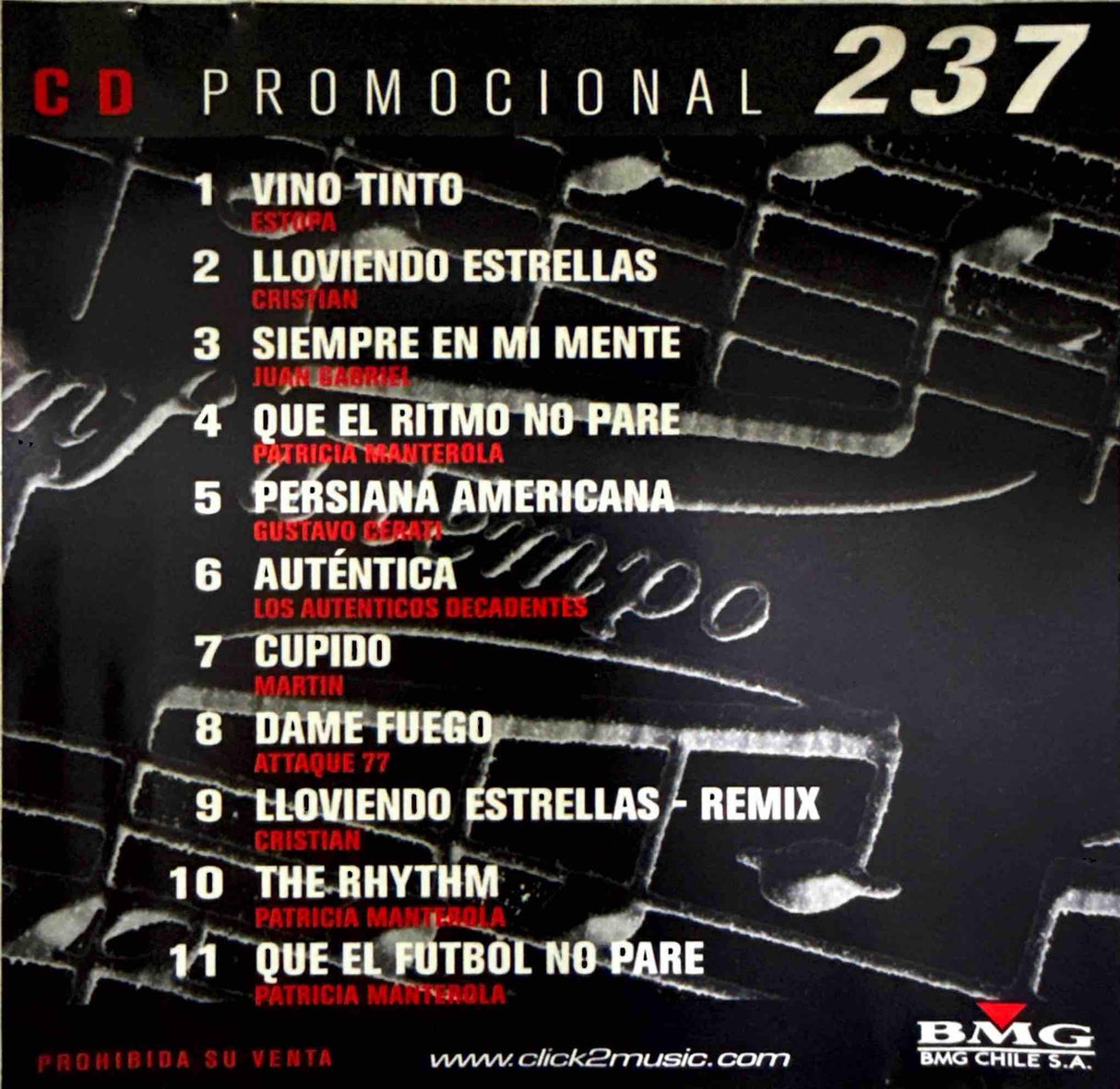 Varios - CD Promocional 237 - CD Usado Primera Edición