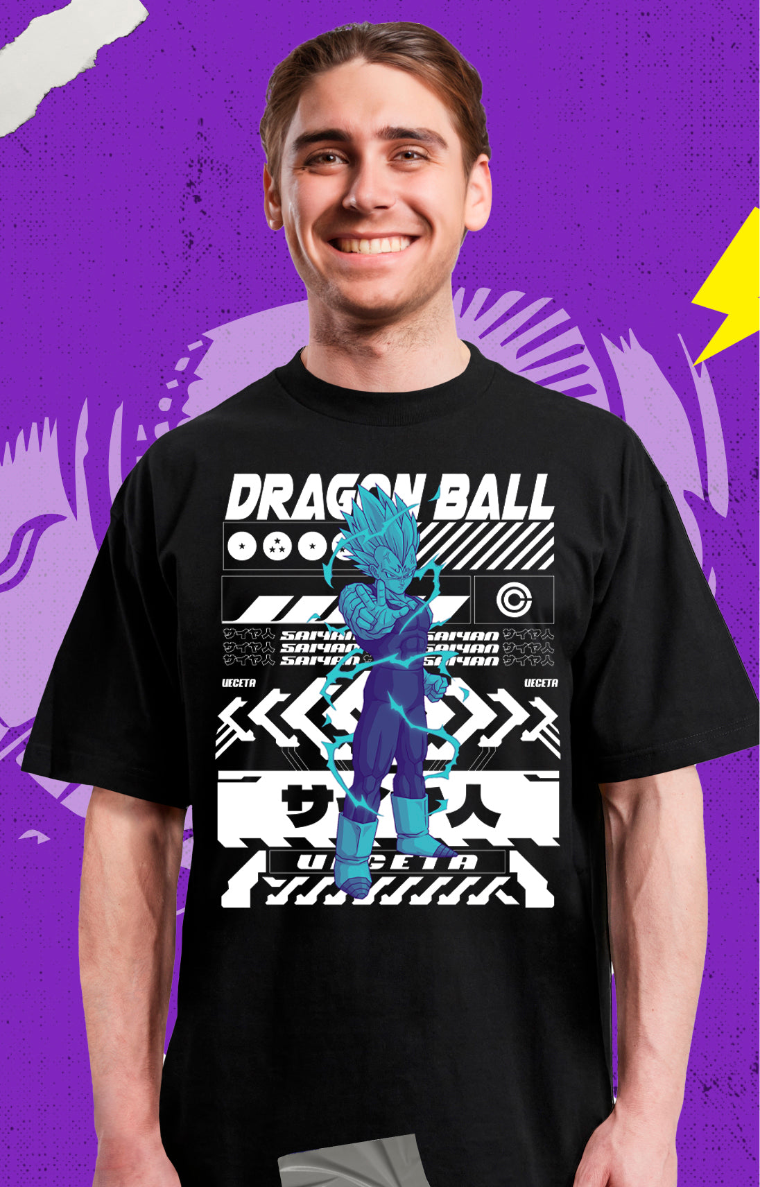 Dragon Ball Z - Vegeta Saiyajin - Polera