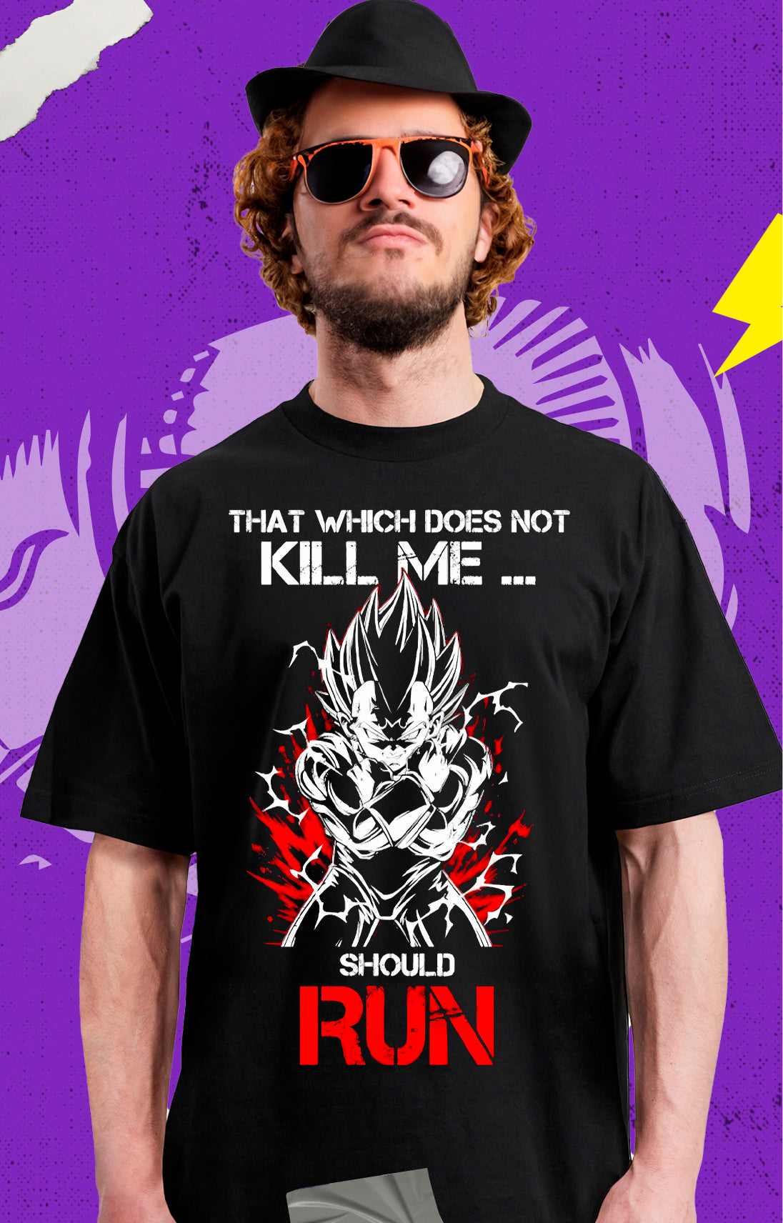 Dragon Ball - Vegeta Silueta - Polera