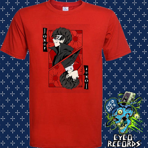 Persona 5 - Joker Roja - Animacion - Polera- Cyco Records