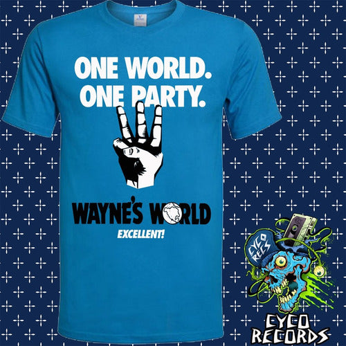 Waynes World 3 - Celeste - Peliculas De Culto - Polera- Cyco