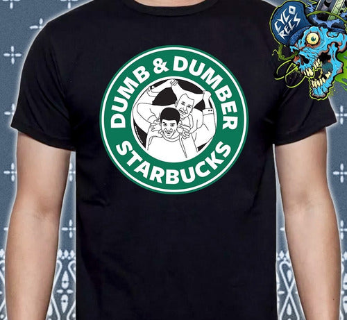 Dumb And Dumber - Starbucks - Peliculas De Culto - Polera- C