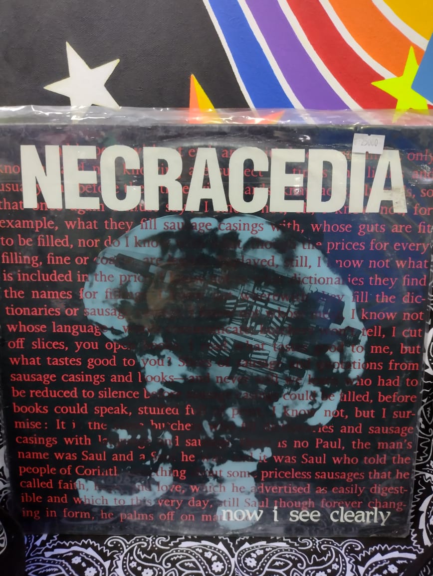 Necracedia - now i see cleary - Vinilo