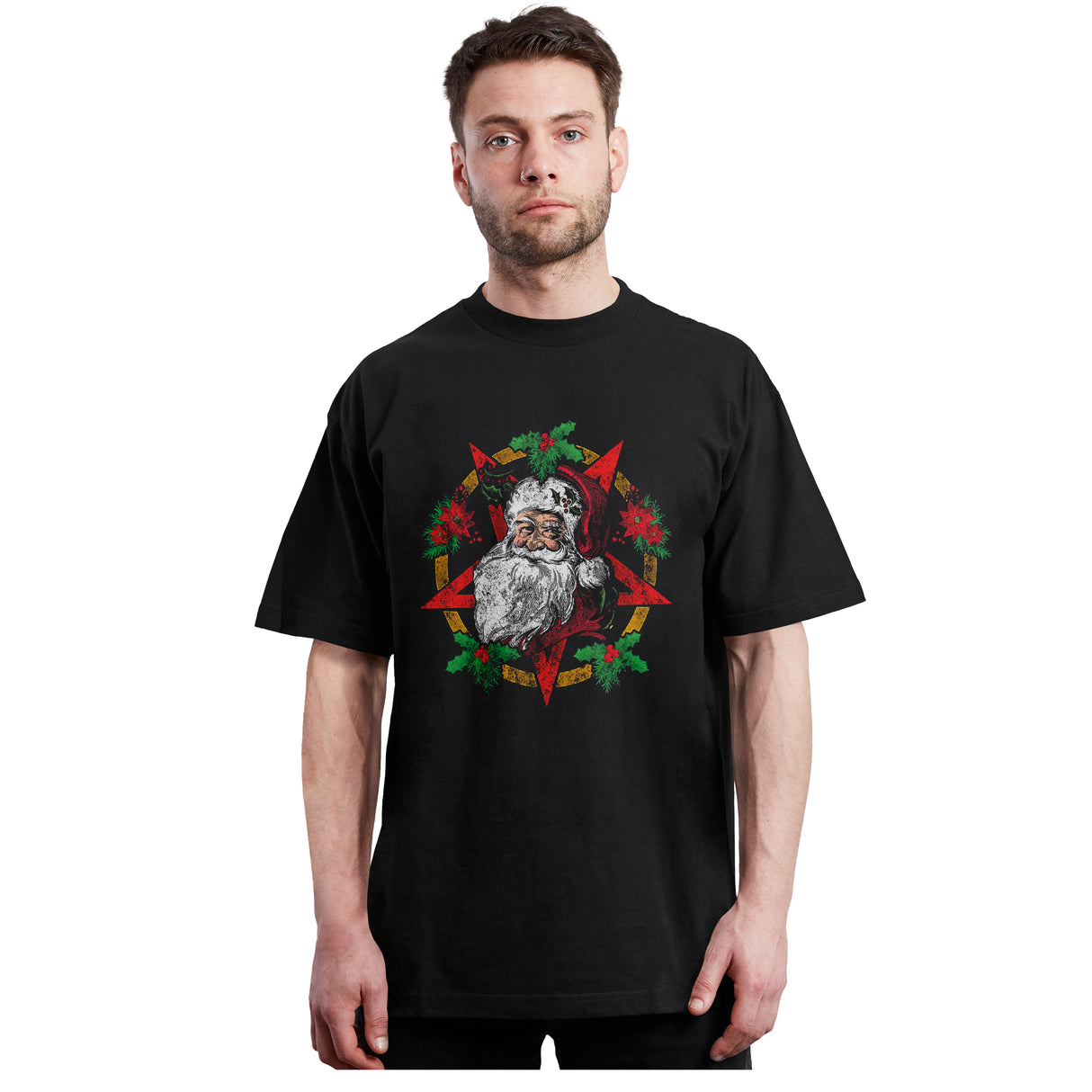Santa Claus - Pentagram Navidad - Polera
