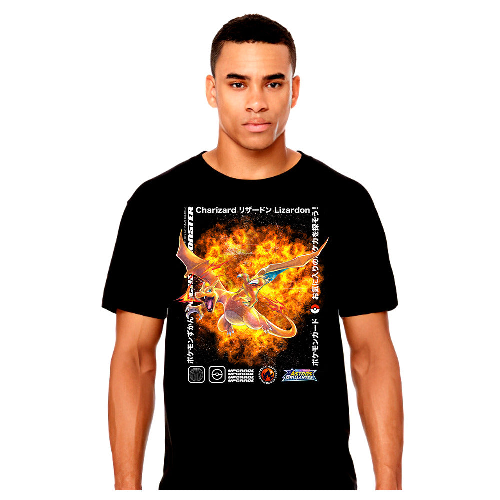 Pokemon - Charizard Brilliant - Polera