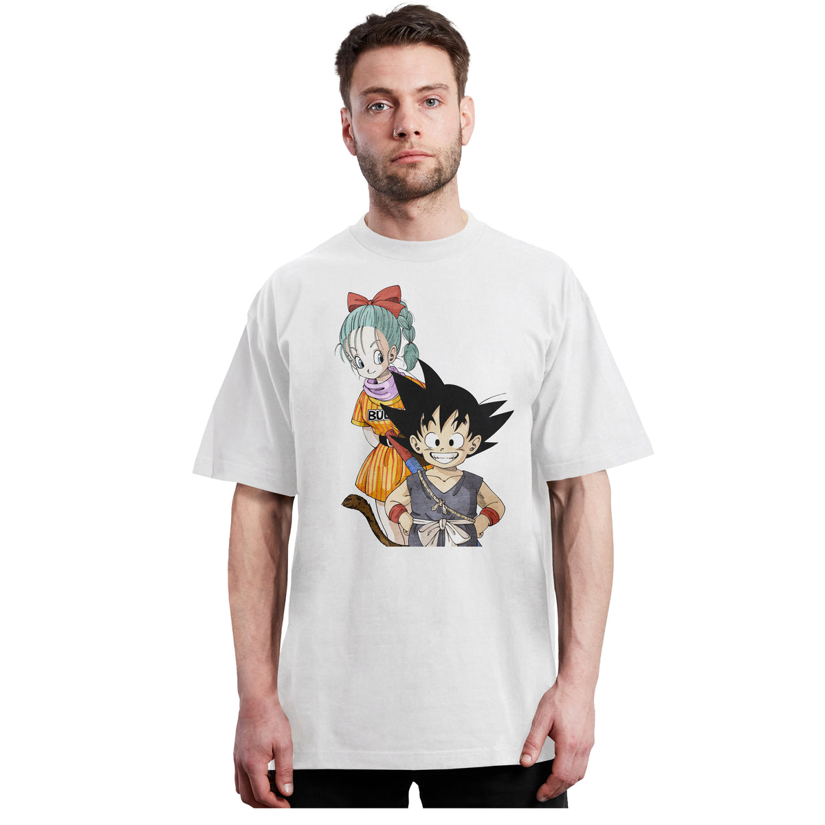 Dragon Ball - Goku y Bulma Niños - Polera