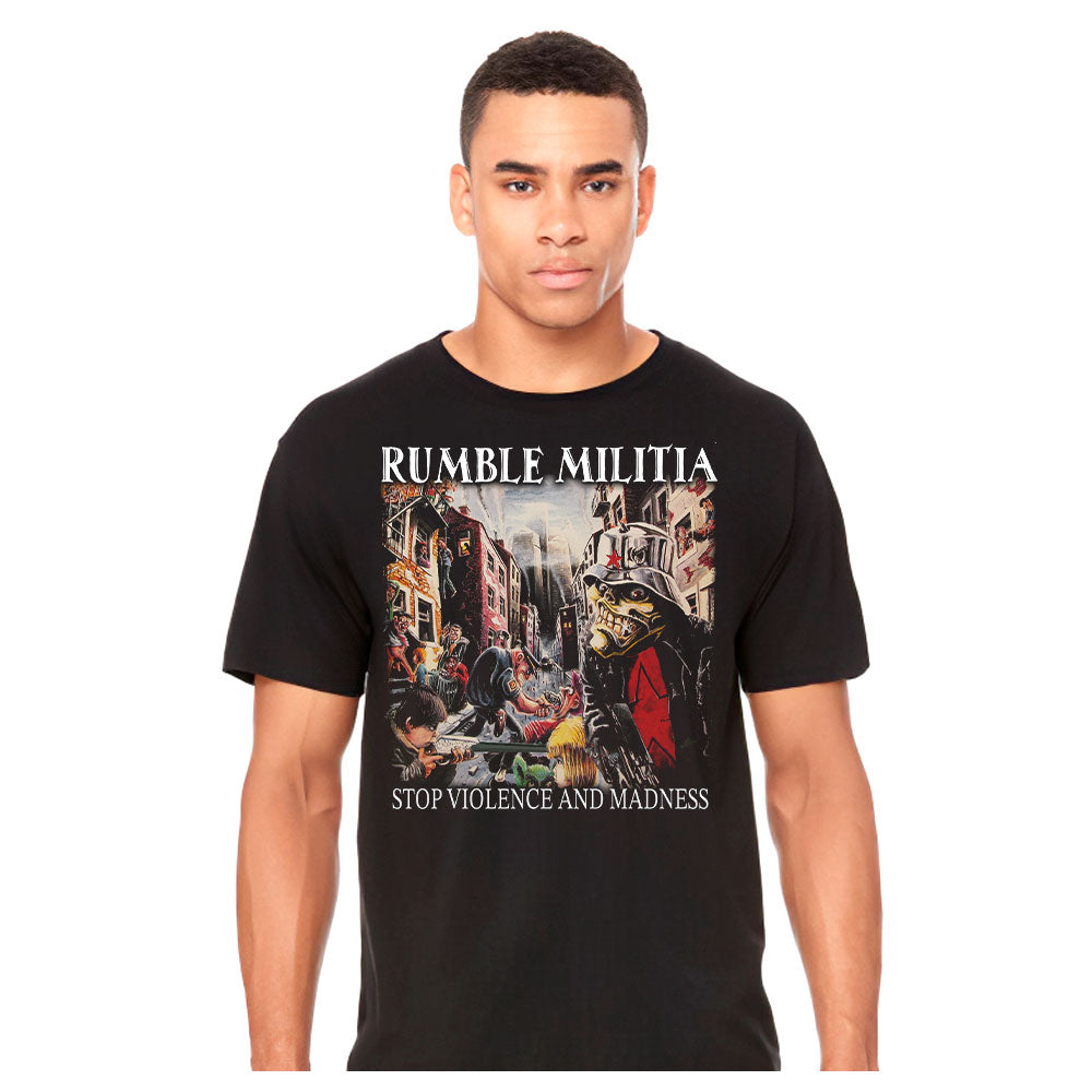 Rumble Militia - Stop Violence And Madness - Polera