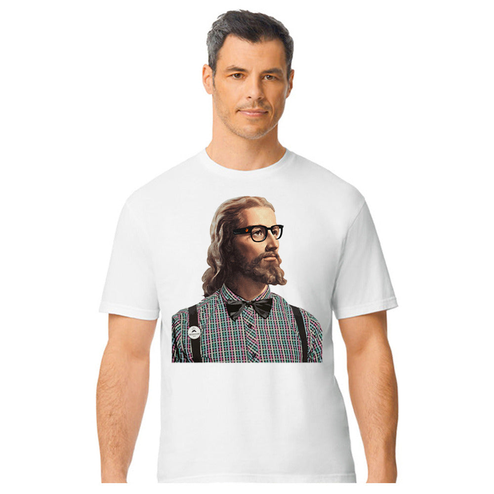 Jesus - Hipster Meme - Polera