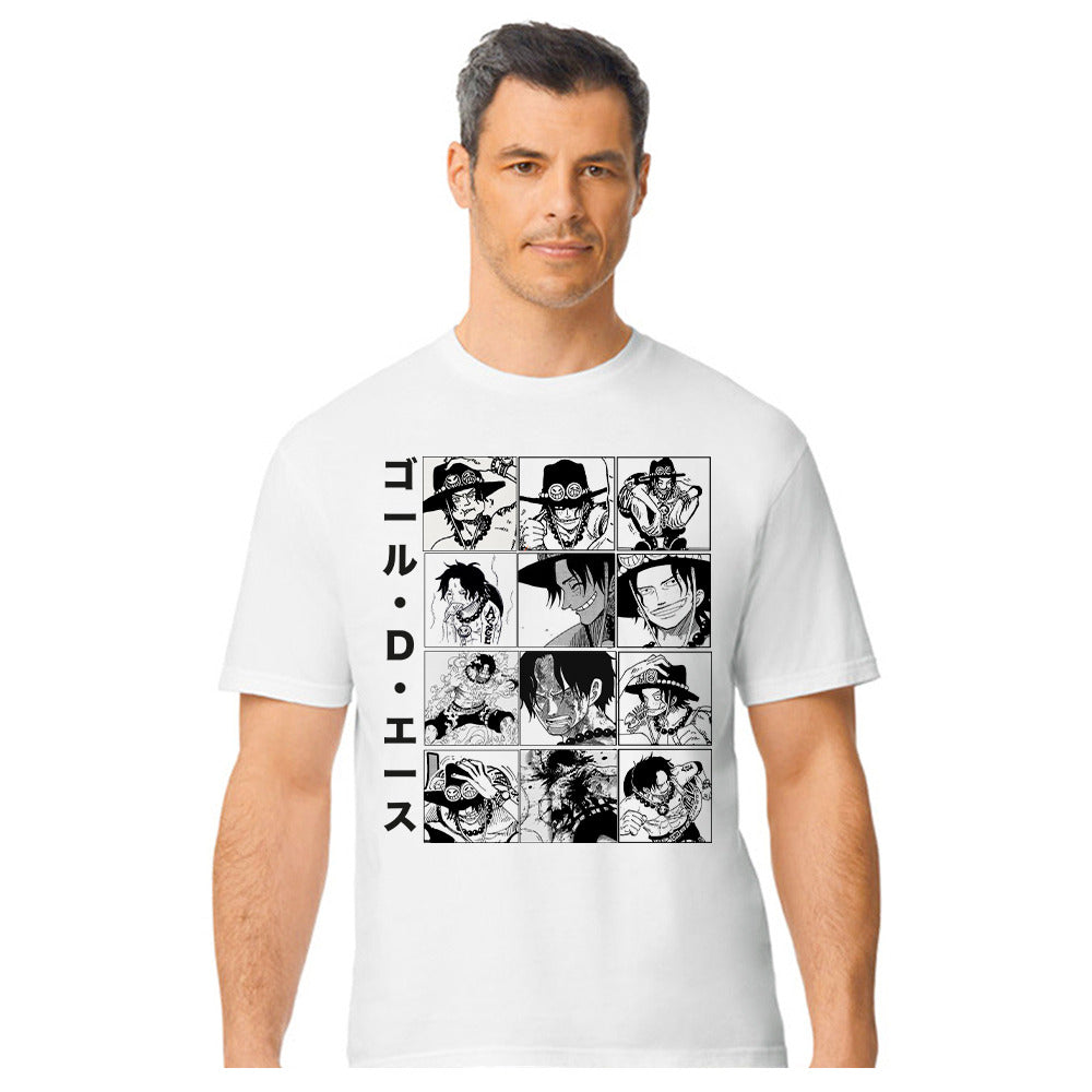 One Piece - Ace Caras - Polera
