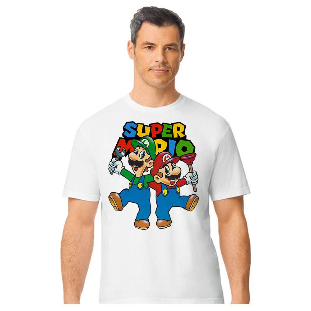 Super mario - Luigi hermanos - Polera