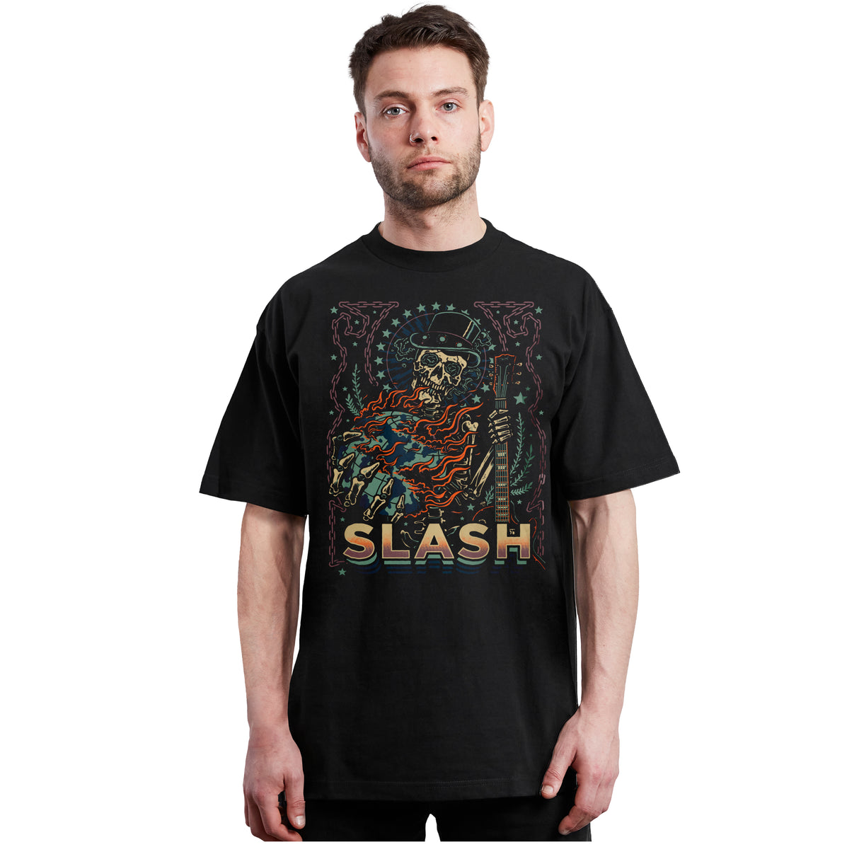 Slash - Skull Poster - Polera