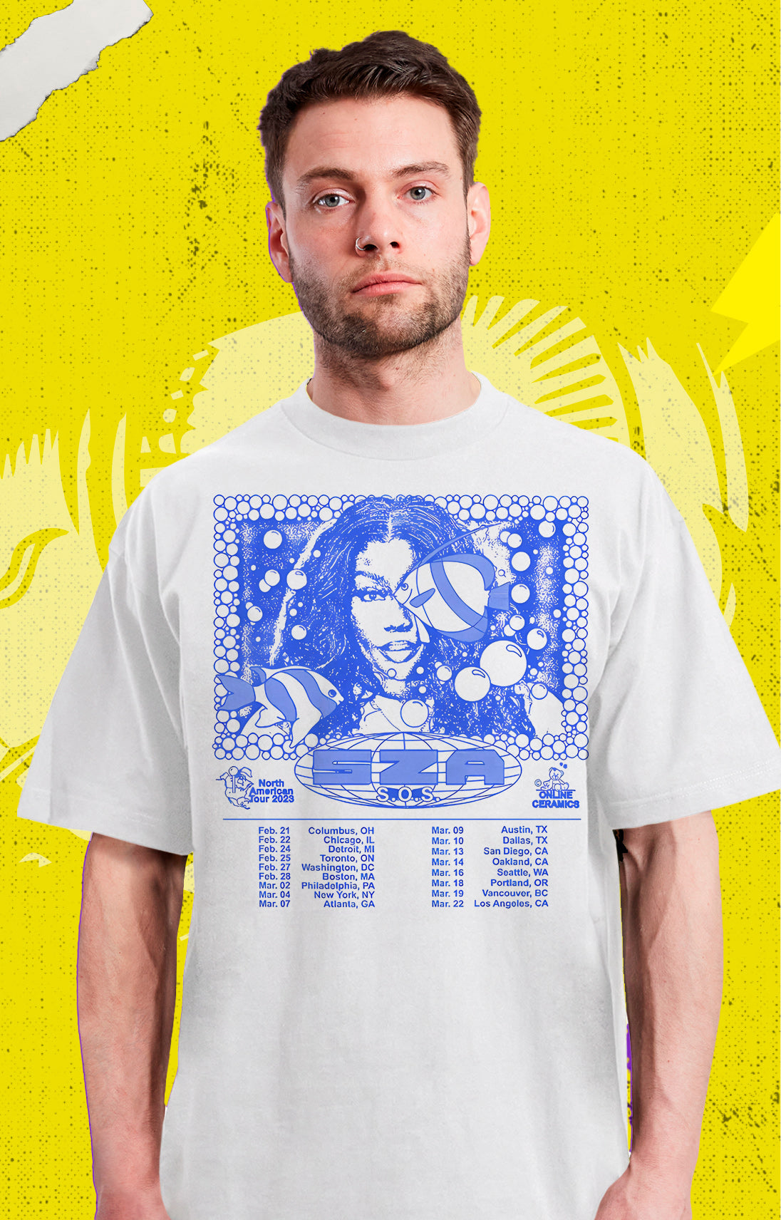 SZA - North American Tour - Polera