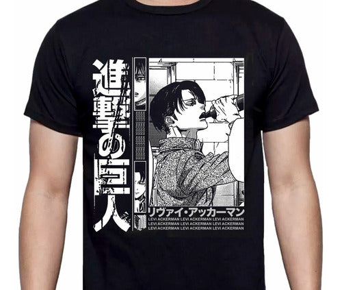 Shingeki No Kyojin - Titanes Levi Beer - Polera