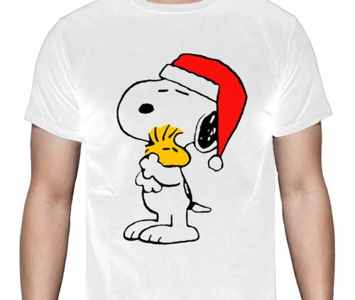 Snoopy Peanuts Navidad Polera Cyco Records