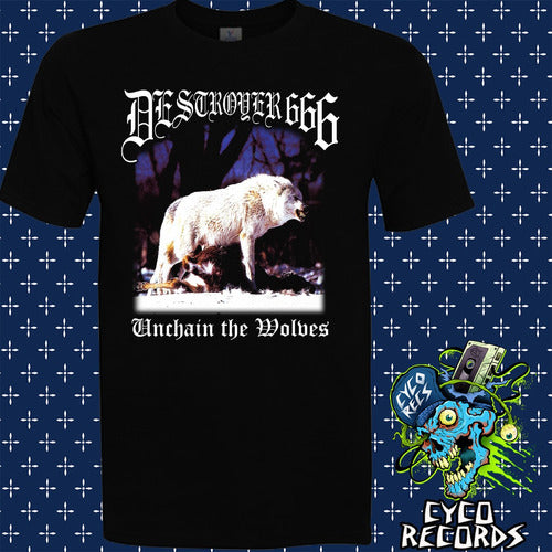 Destroyer - 666 Unchain - Polera - 10 / Blanco