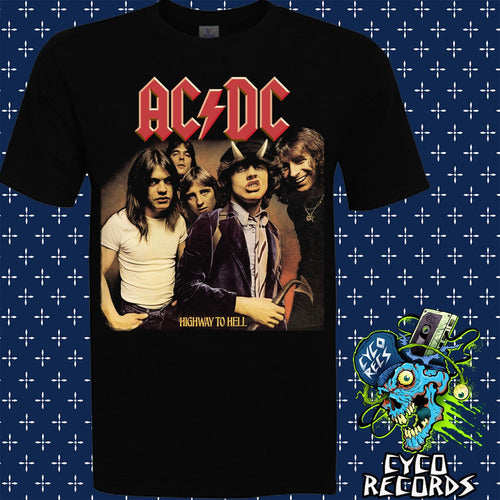 Ac Dc Highway To Hell - Rock - Polera