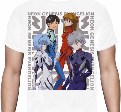 Evangelion Todos Amigos - Polera - Polera