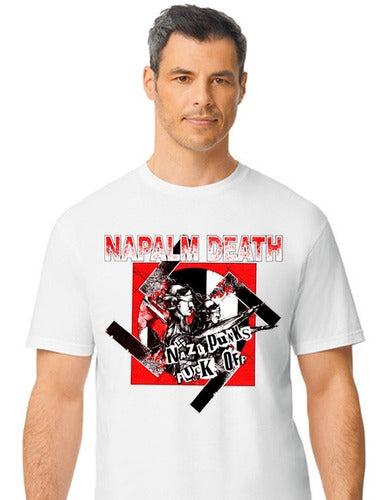 Napalm Death - Nazi Punks F.ck Off - Polera