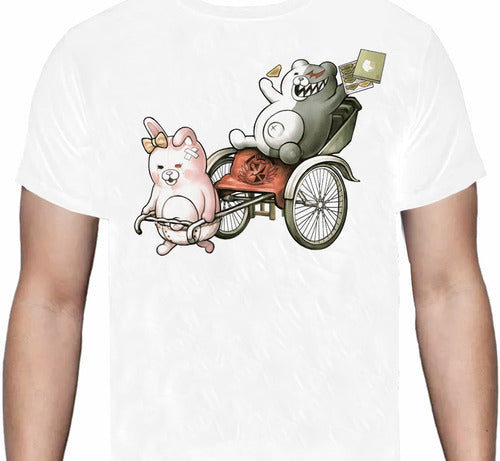 Danganronpa - Monokuma Y Usami - Polera