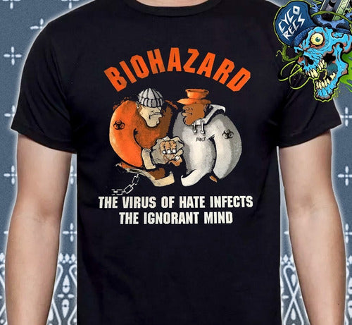 Biohazard - Virus - Polera - 10 / Blanco