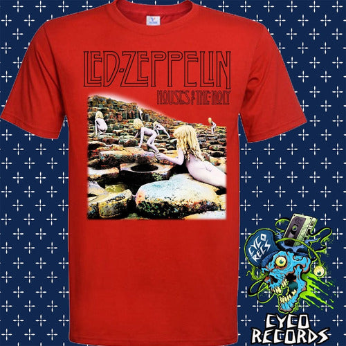 Led Zeppellin Houses Of The Holy - Roja - Polera