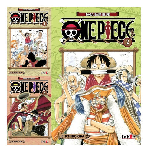 Pack One Piece Tomos 1 , 2 Y 3 Ivrea Arg. + Regalo