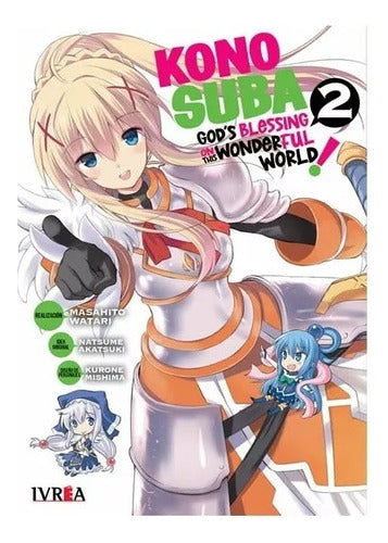 Manga Konosuba! Vol. 2 - Ivrea Argentina + Regalo