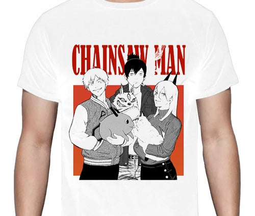 Chainsaw Man - Chainsaw Man Collage - Polera