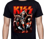 Kiss - Band Photo Logo - Polera