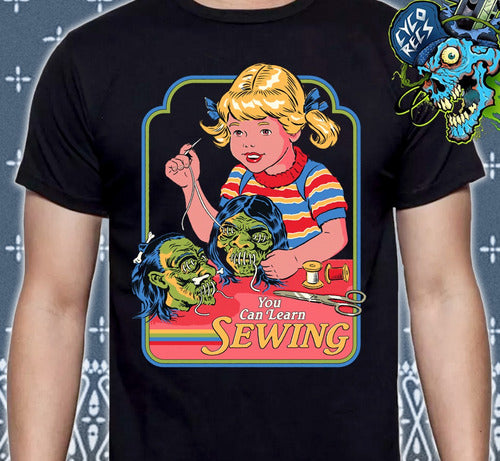 Vintage Evil Kids - You Can Learn Sewing - Polera